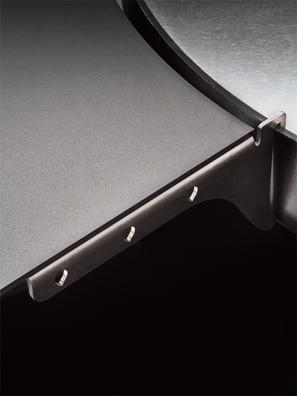 Tablette en verre pour brasero Maison MAYAR