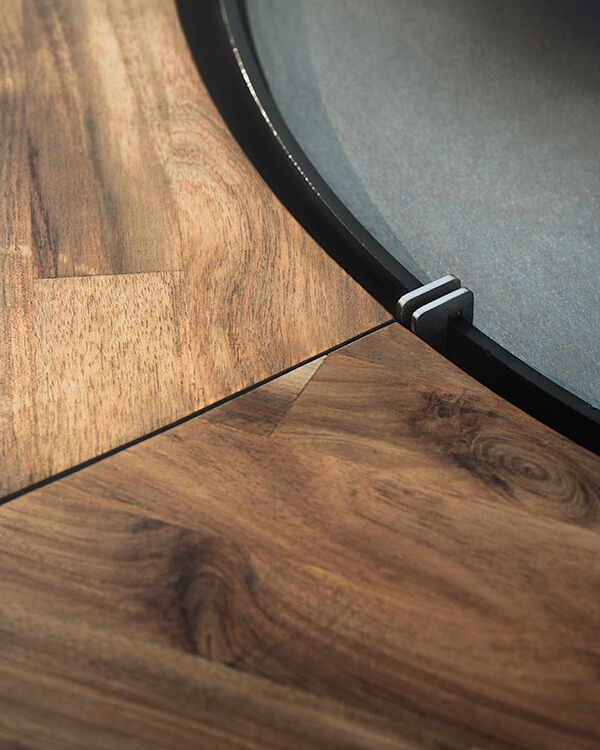 Tablette en Bois pour brasero Maison MAYAR