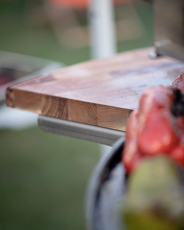 Tablette en Bois pour brasero Maison MAYAR