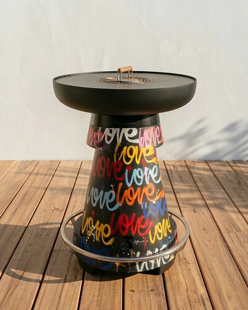 braséro oeuvre d'art lapointe art maison mayar