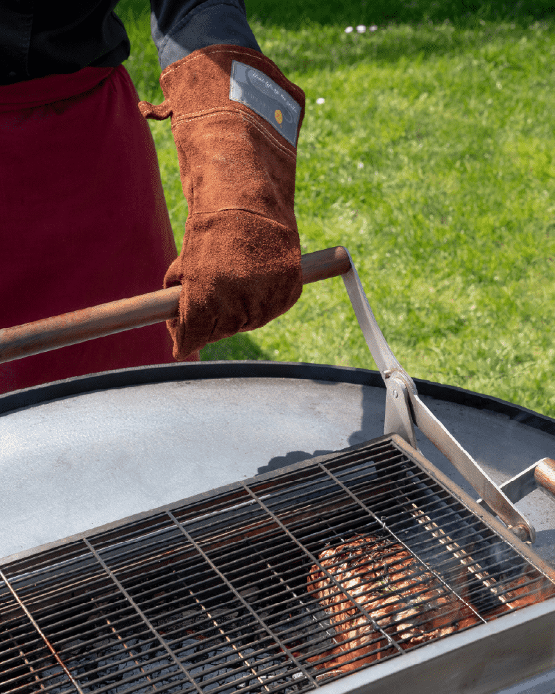 technique braséro gants haute températures plancha barbecue min